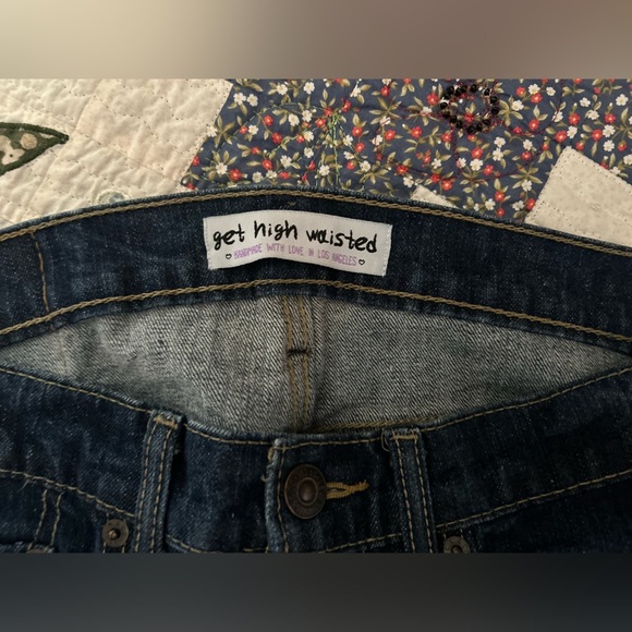 Levi x get high waisted upcycled shorts size large - Picture 3 of 8